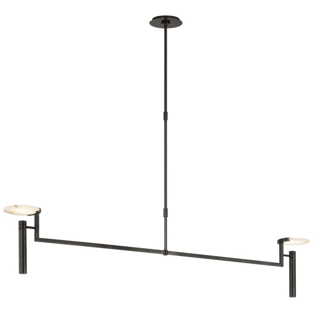 Visual Comfort Melange Extra Large Floating Disc Chandelier KW 5605BZ-ALB